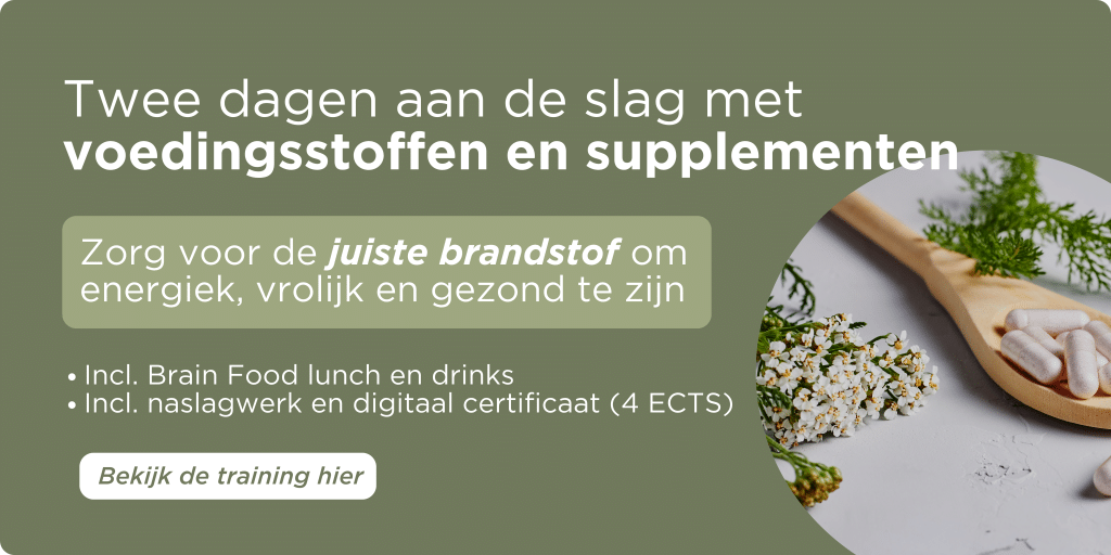 Training voedingsstoffen en supplementen